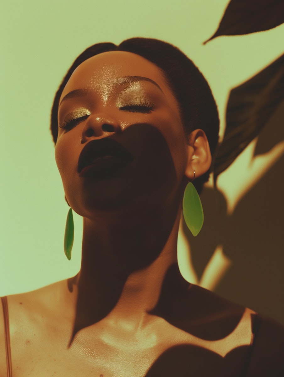 Tranquil portrait representing natural beauty